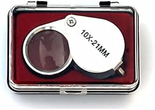 Goliton® gioielliere diamante Loupe 10X 21 millimetri Magnifying Glass Magnifier pieghevole Eye