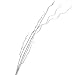 Factory Direct Craft Group of 4 Silver Glittered Artificial Twig Sprays for Centerpieces and Arrangements