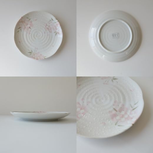 桜模様 陶器製平皿 5枚セット 桜模様 陶器製平皿 5枚セット Amazon.co.jp: 美濃焼 益見窯