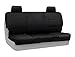 Coverking Custom Fit Rear Solid Back Seat Cover for Select GMC Sierra 2500 HD/3500/3500 HD Models - Neosupreme Solid (Black)