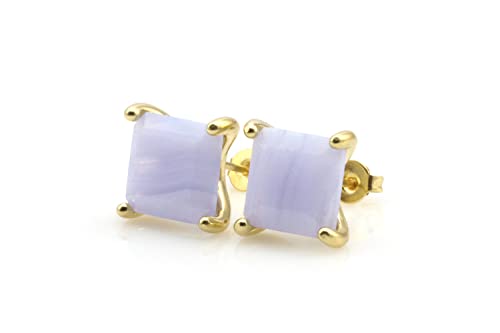 Boucles d'oreilles en agate légères pour sublimer vos lobes sensibles sans douleur ni rougeur