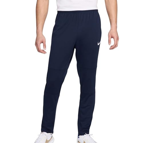 Nike FJ3017-451 M NK DF PARK20 Pant KP R Pants Hombre Obsidian/Obsidian/White Tamaño L