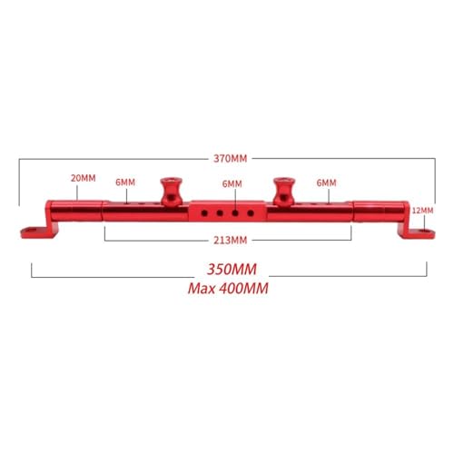 Barre transversale Xmax 300 noir mat support guidon de moto premium