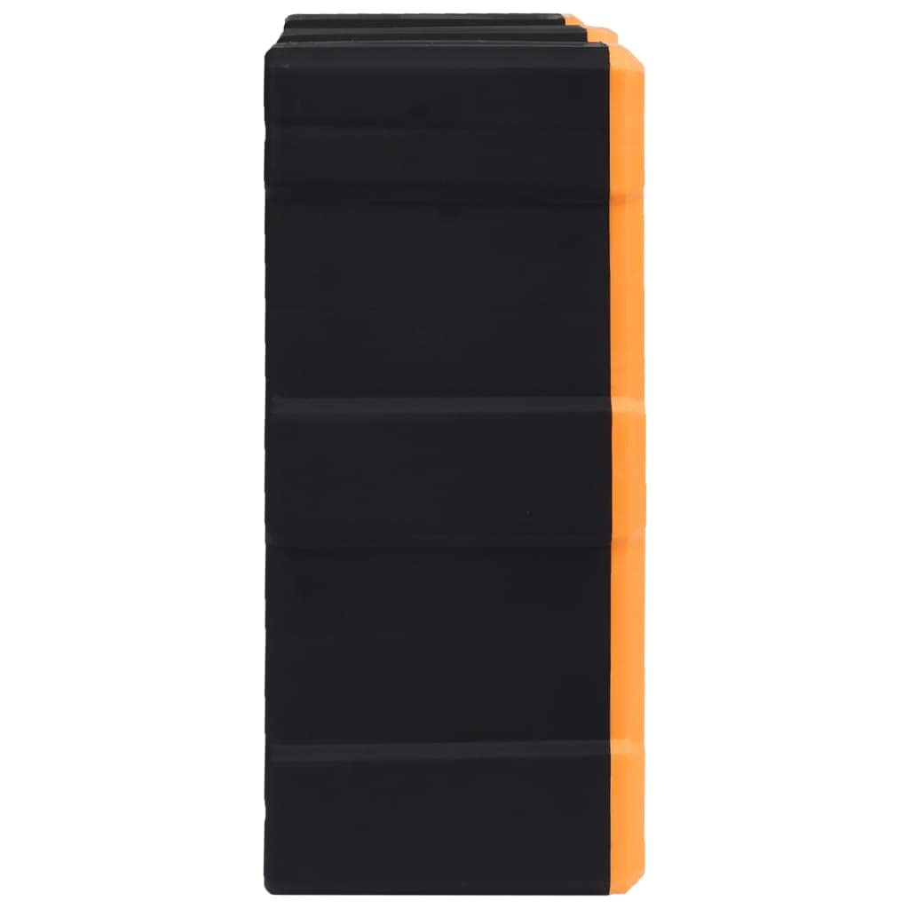 Wielofunkcyjny organizer z 64 szufladami, tworzywo sztuczne PP, 52 x 16 x 37,5 cm, do montażu na ścianie, skrzynka na narzędzia, skrzynka na drobne części