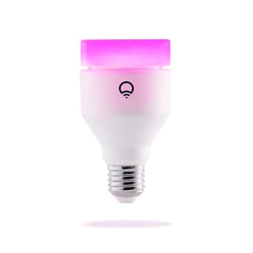 LIFX (A19) Wi-Fi Smart LED Light Bulb, Adjustable, Multicolor, Dimmable, No Hub Required, Works with Alexa, Apple HomeKit and the Google Assistant