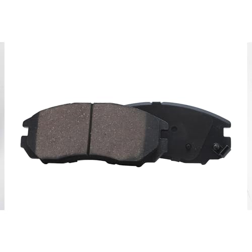 Image of Detroit Axle - Front Ceramic Brake Pads with Hardware Set Replacement for 2005 2006 2008 Hyundai Tiburon 2.7L - 4pc Set