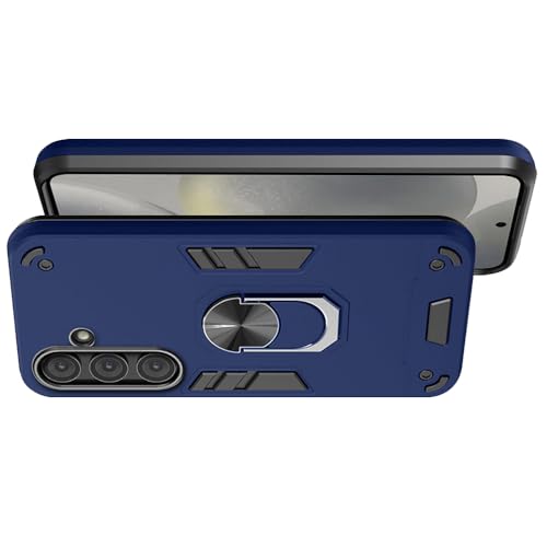 Image of amazon basics Basic Case for Samsung Galaxy S24 Plus 5G (Polycarbonate, Thermoplastic Polyurethane Blue)