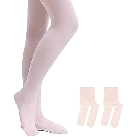 Stelle Girls' Ultra Soft Pro Dance Tight/Ballet Footed Tight(Toddler/Little Kid/Big Kid),2BP,XS Cover