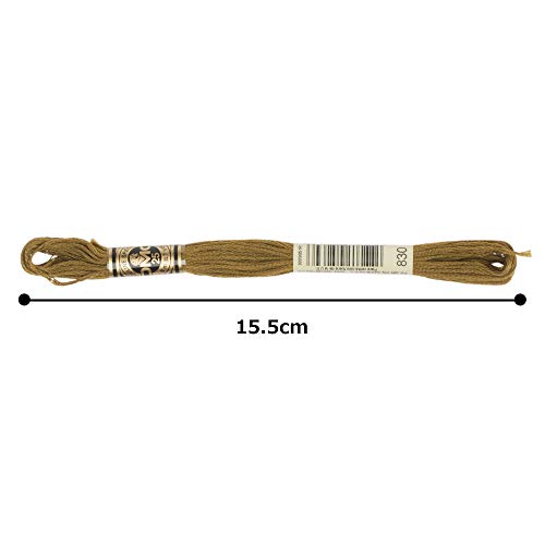 Image of DMC 6-Strand Embroidery Cotton Floss, Dark Golden Olive