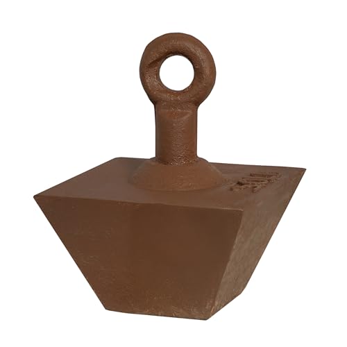 Extreme Max 3006.9274 Pyramid Anchor - One-Piece Mooring Anchor for Tidal Waters, Rocky or Sandy Bottoms, 50 lbs.