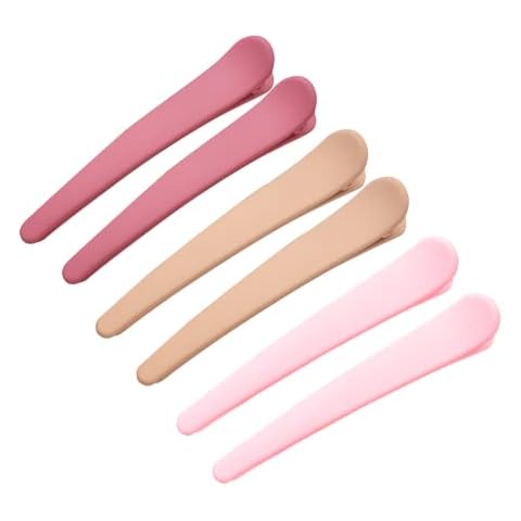 MEKEET 6Pcs Crocodile Hair Sectioning Clips Cover