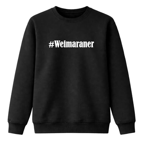 Sweat #Weimaraner noir idéal pour vos balades en plein air en famille