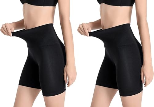 Image of 4-in-1 Shaper - Tummy, Back, Thighs, Hips - Black /Efffective Seamless Tummy Tucker Shapewear Body Shaper Best While /for Gym Yoga Exercise Dance Walk Aerobics Jogging (Shape)