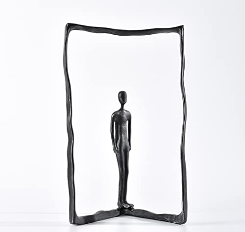 Statue art géométrique abstrait moderne : objet décoration salon et bureau - 3