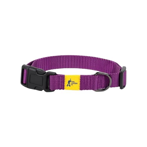 Tail Lovers Co. Basic Dog Collar - Purple (M) (B0D7W3WPVV) Amazon Price History, Amazon Price Tracker