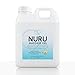 Nuru Massage Therapy Gel | Colorless, Tasteless, Stain-Free, Unscented Nuru Gel | Massage Oil Alternative, Water-Based Nuru Gel | Aloe Vera, Seaweed, Green Tea, Liquorice, & Vitamin B5, (33.8 Fl Oz)