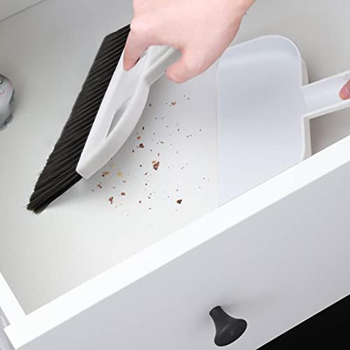 Mini-Besen-Kehrschaufel-Set, für Zuhause, Schreibtisch-Reinigung, spezielle Bürste, Haushaltsmüllschaufel, Haustierbesen (Bildfarbe) – Bild 4