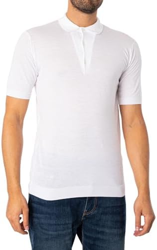 John Smedley Classic Adrian Sea Island Cotton Shirt SS Polo Shirt 