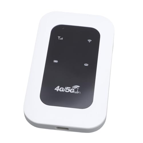 Punto de Acceso Wifi Portátil para Viajes, 4G 5G Wifi Hotspot 300Mbps Plug and Play Support 10 Dispositivos Viaje Hotspot Móvil con Ranura de Tarjeta SIM para Autocaravana de la