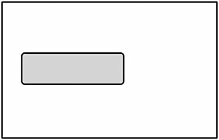 Poly Window Open Side Booklet Envelopes, 6" x 9", 24#, White, Side Seams (Box of 500)
