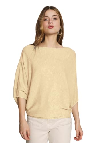 Image of Nachu Women Fashion Ribbed Batwing Sleeves Bagy Balloon Style Fit Top |Casual Regular Size fit | Winter and Party fit