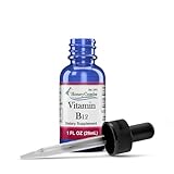 Vitamin B12 Liquid Drops Made in USA - Cyanocobalamin Drops 500% DV per Serving - 36 Servings per Container - Great for Men, Women, Children - Vegan Supplements - Bulk Sizes Also Available