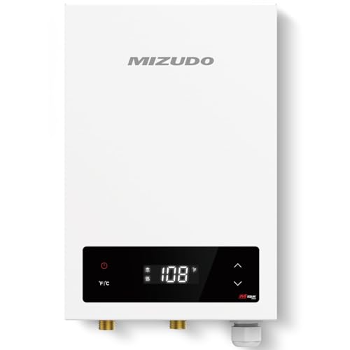 Mizudo Tankless Water Heater Electric, Mizudo 11Kw 240Volt, On Demand Endless Instant Hot Water Heater cover