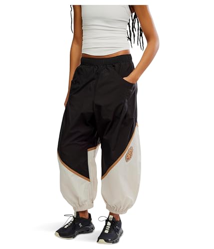 Free People Women's Freflow Pants, Black Combo
