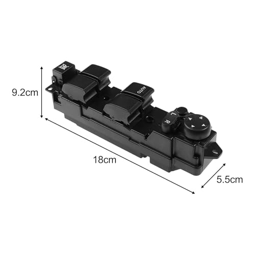 Bouton de commande de lève-vitre Mazda 2 plastique ABS finition conducteur