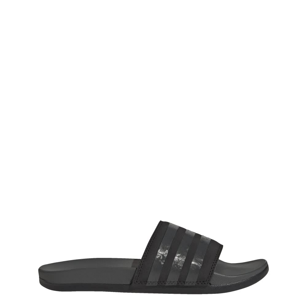 womens Adilette Comfort Black/Grey/Black 6