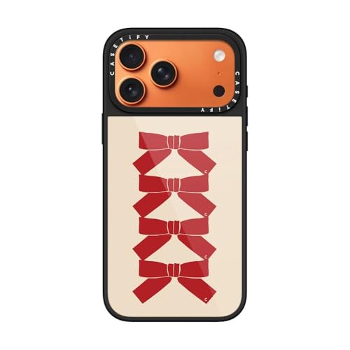 CASETiFY グレーズ iPhone 17 Pro Max ケース - Burgundy Bows - Champagne Dreams - クリア の商品画像 2