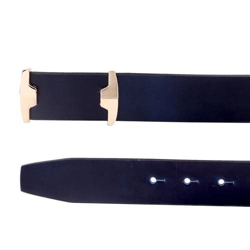 Image of Bacca Bucci Genuine Leather Dress /Casual Men Belt with Pin Buckle Belt