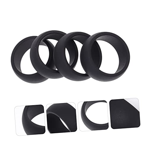 Anillos de silicona para ejercicios y protección de dedos, 4 piezas miniatura 4
