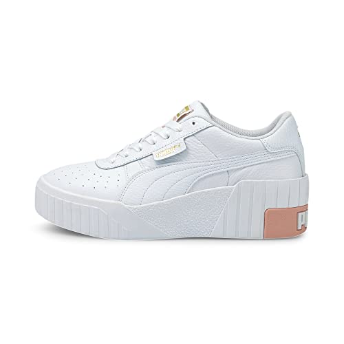 Image of PUMA Womens Cali Platform Sneakers Shoes Casual - White