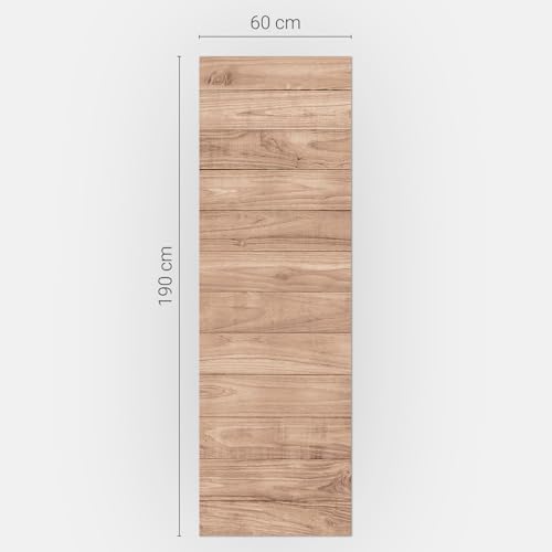 Vinilo para nevera 60x190 cm estilo madera para cocinas rústicas 5