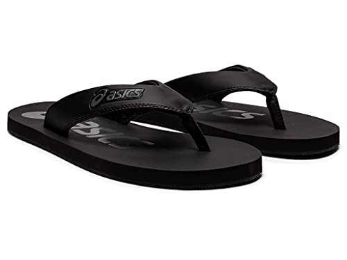 Image of ASICS Zorian Bm Black /Dark Grey Slippers - 7 UK (41.5 EU) (8 US) (1173A009)