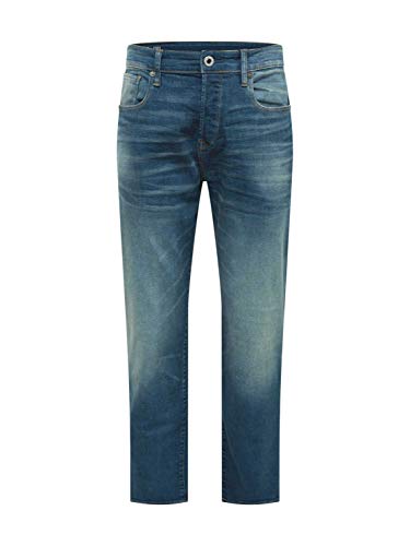G-STAR RAW 3301 Relaxed Straight Jeans, Vaqueros para Hombre, Azul (Worker Blue Faded 51004-a088-a888), 31W / 30L