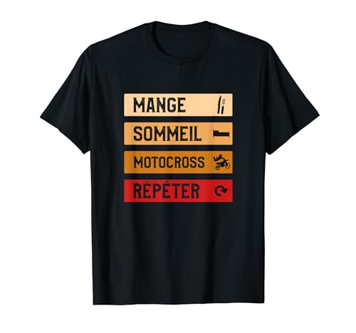 Idée cadeau drôle de motocross pour un amateur de motocross T-Shirt