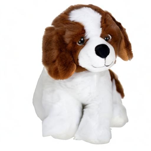 HEITMANN DECO PET Plüsch Cavalier King Charles Spaniel, Weiß / Braun