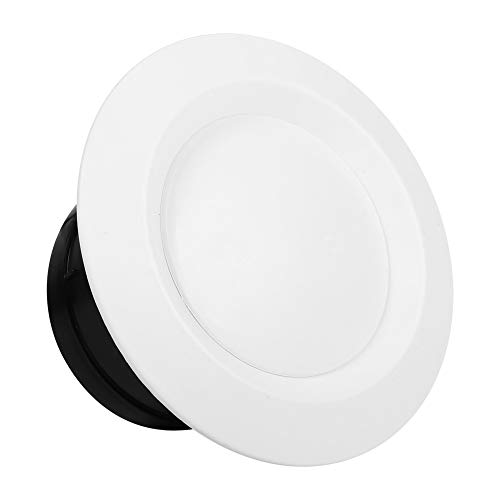 BiuZi Ducting Cover 1Pc White ABS Diffuser Ducting Cover Environmental-friendly Ventilation Ducting Cover(100mm)