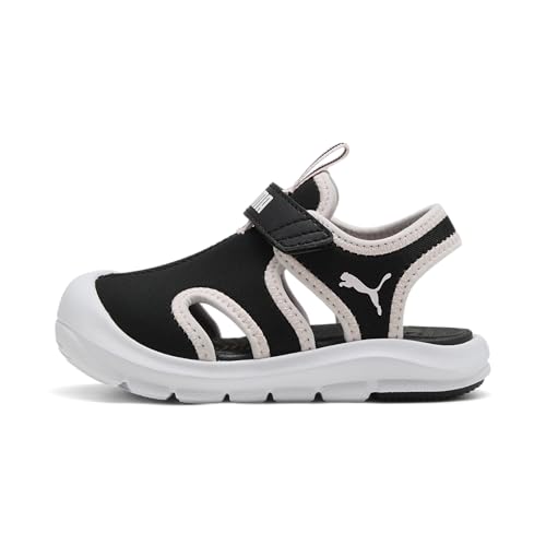 PUMA Sandale Fun Racer V INF Slide unisexe pour bébé Noir/fleur de jasmin, 40 EU enfant, Puma Fleur de jasmin noir, 24 EU