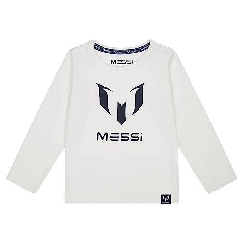 Messi Camiseta De Manga Larga Niño Blanco, Ropa Oficial Niños