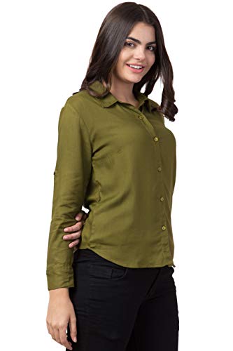 Image of FUNDAY FASHION Women's Rayon Blend Regular Fit Long Sleeve All Purpose Shirt