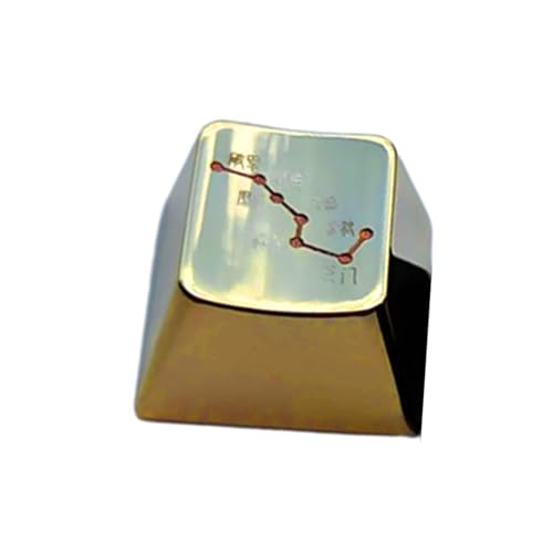 Keycap The Big Dipper Metal Keycaps 1PC per tastiere meccaniche sostituzione metallo