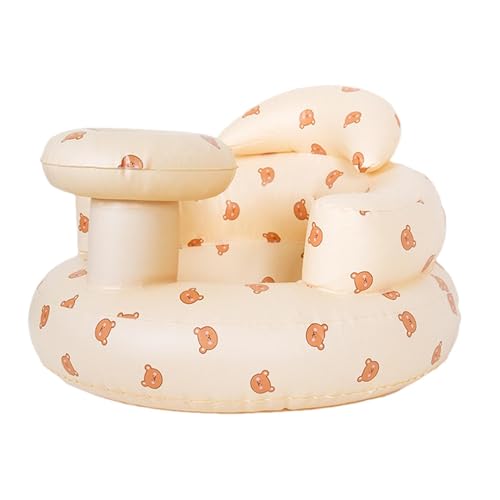 Inflatable Baby Seat - Baby Support Inflatable Seat | Toddler Blow Up Floor Seat | Toddler Back Support Sofa | 3-36 Months Non Slip Toddler Sit Up Chairwith Built-in Air Pump for Sitting Up