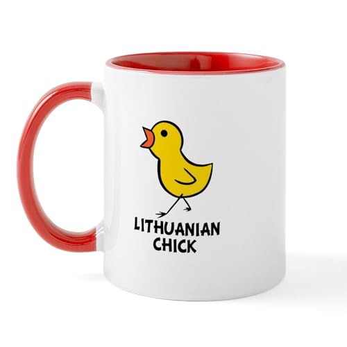 CafePress Lithuanian Chick Mug 11 oz (325 ml) Ceramic Coffee Mug