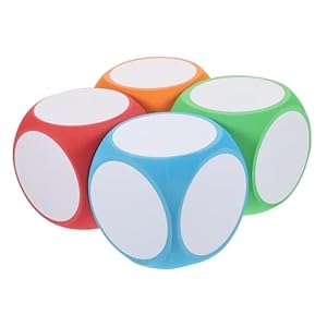 DOITOOL Beschreibbare Schaumstoffwürfel 4 Stück