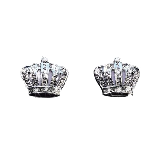 Logo couronne en métal diamanté, cadeau idéal accessoire voiture