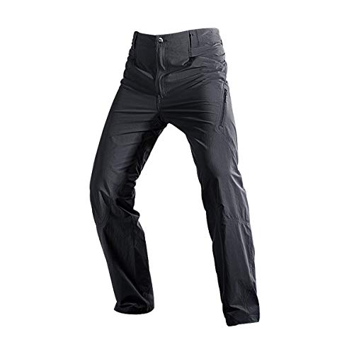 FREE SOLDIER Men's Quick Dry Tactical Pants Stretch Fishing Sun Pants(Gray,32W)