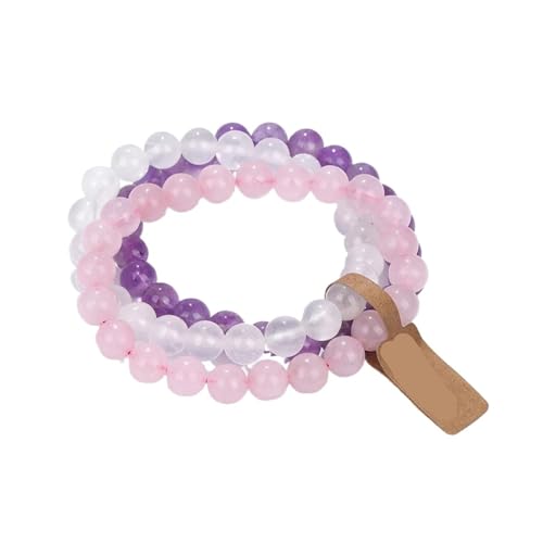 Bracelet améthyste en perles de cristal, cadeau idéal pour femme